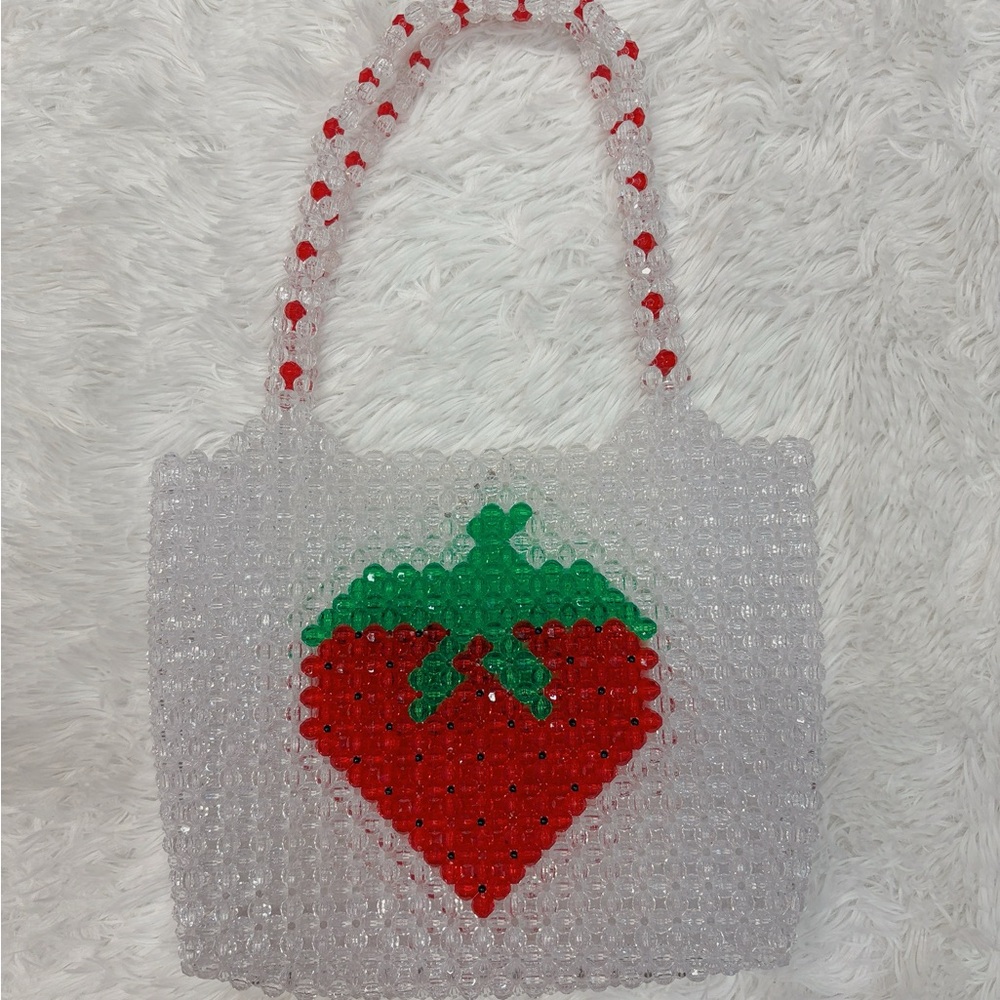 Susanna Chow Beaded Strawberry Bag